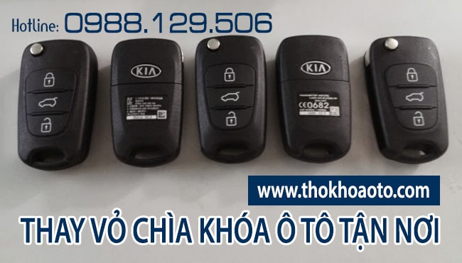 Thay Vỏ Chìa Khóa Ô Tô Tận Nơi Tại Hà Nội